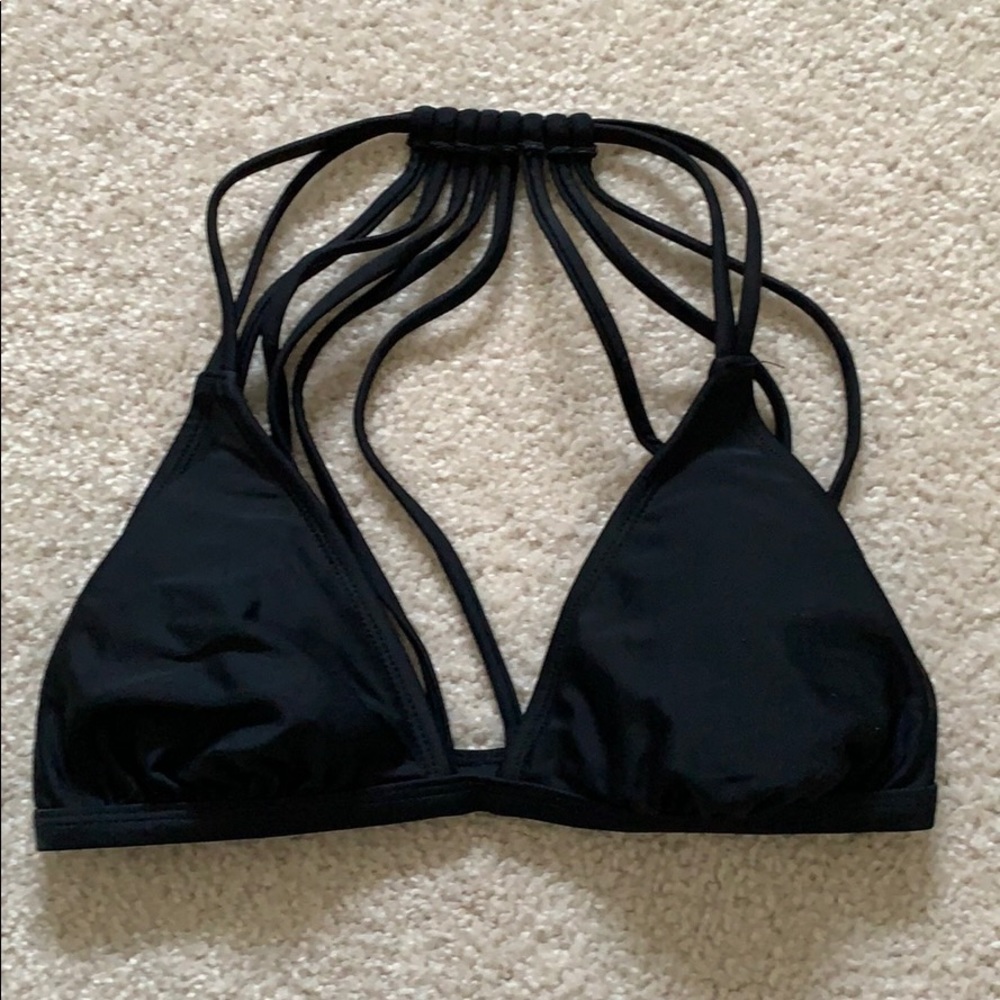 Black bikini top